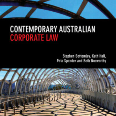 Contemporary Australian Corporate Law ebook